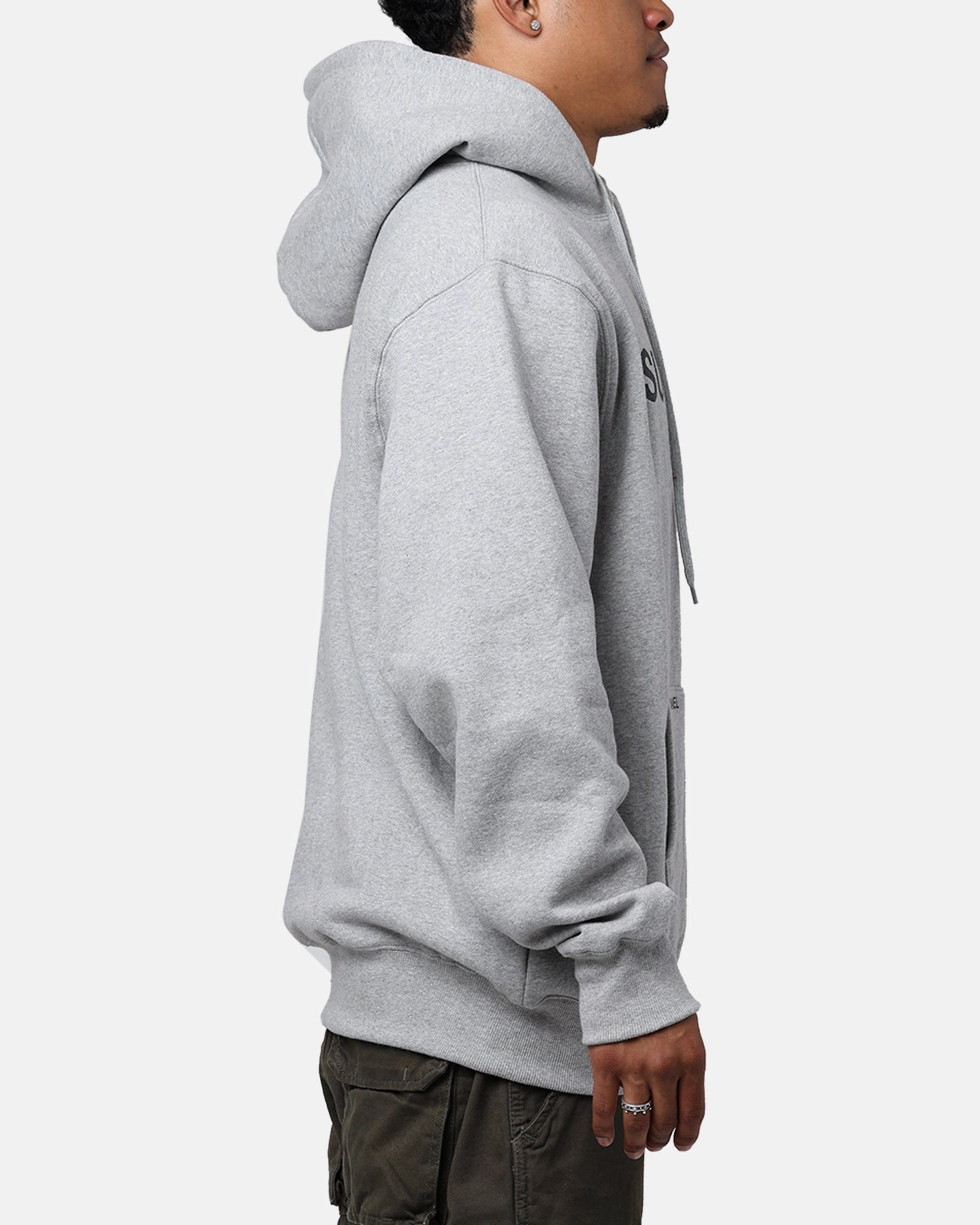 Sustainable Daniel Patrick Surplus Logo Hoodie Grey