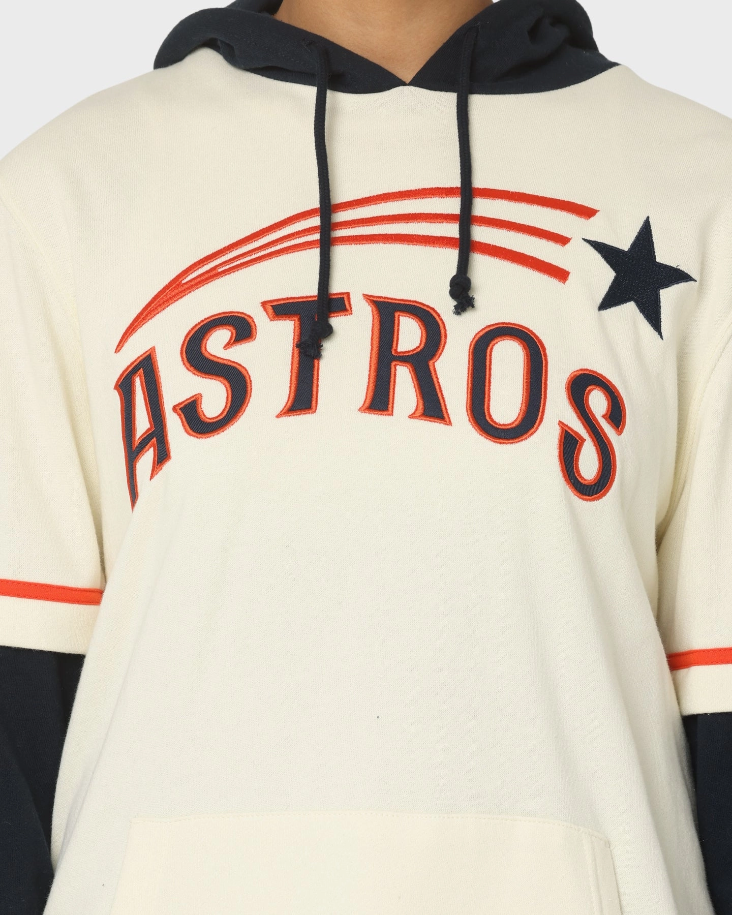 Benefit 47 Brand Houston Astros Shortstop Hoodie Cream