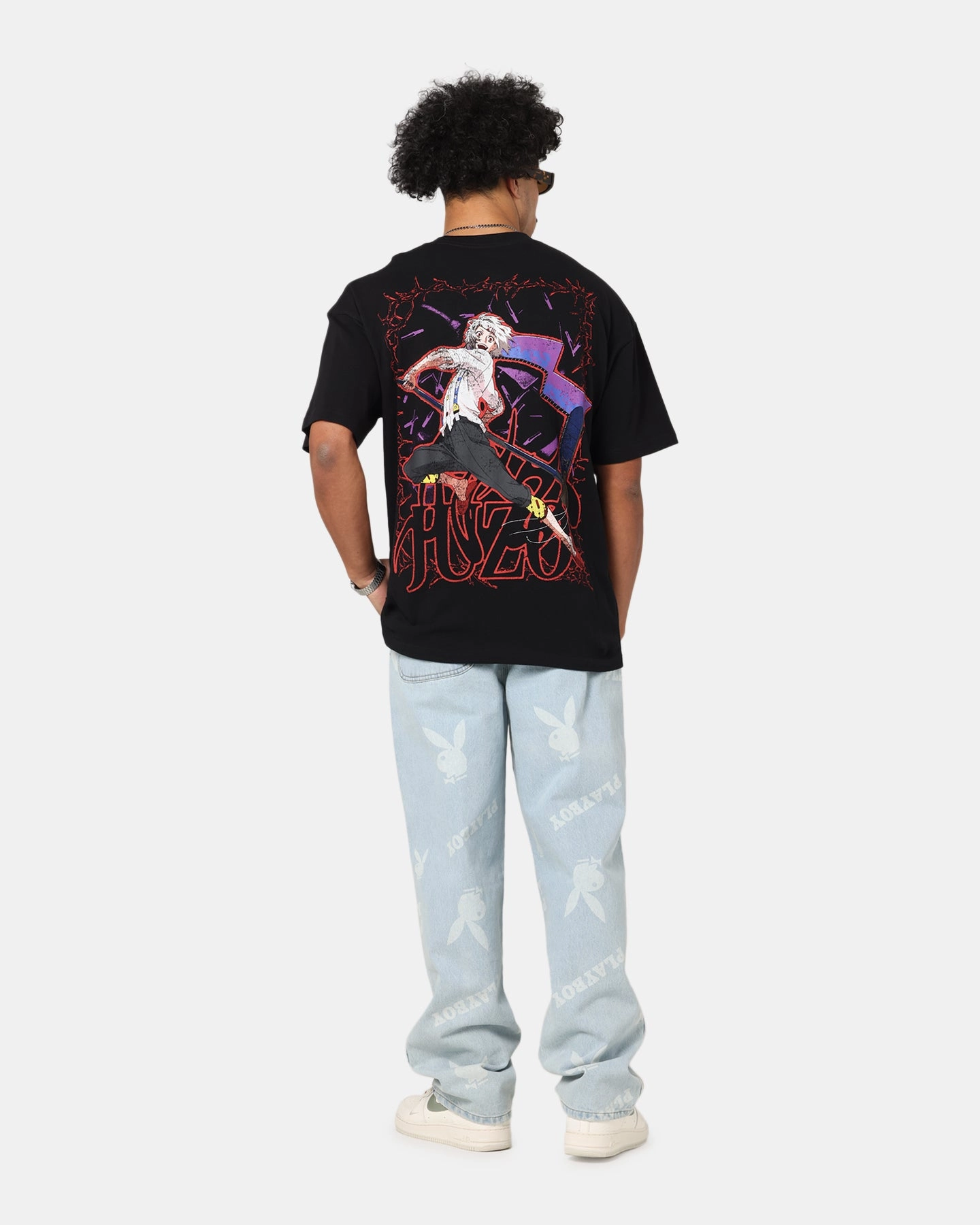 73 Studio X Tokyo Ghoul Juzo Vintage T-Shirt Black Casual Choice Wear