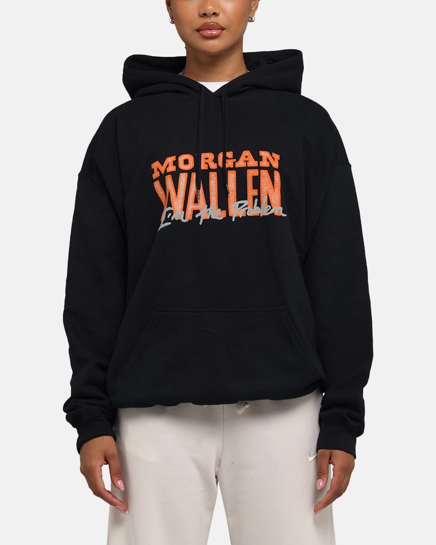 Water resistant coating Morgan Wallen Morgan Tennessee Hoodie Black