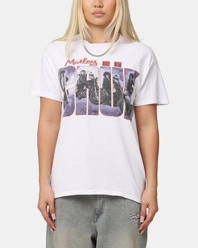Motley Crue Girls Girls Girls T-Shirt White Vintage Stretch Knit