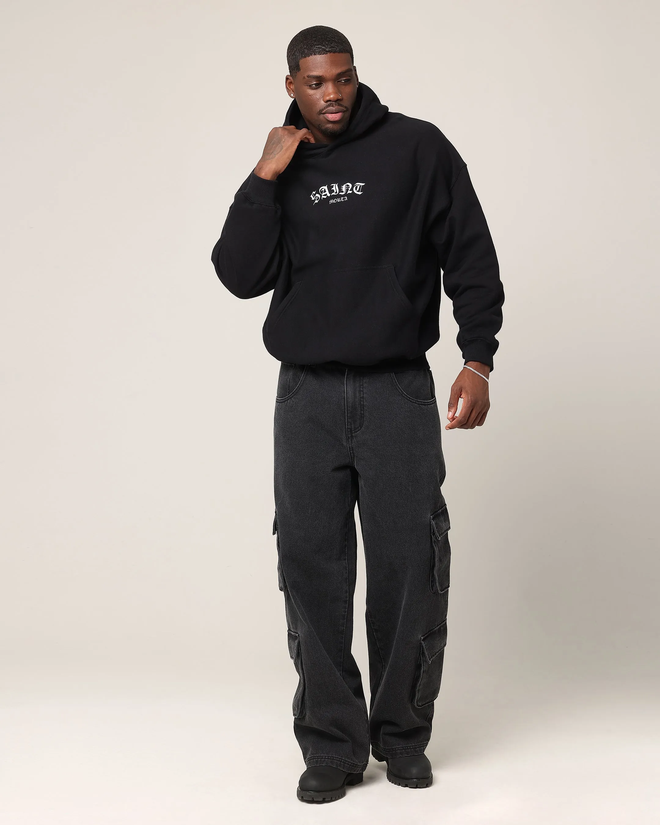 artists Saint Morta Year Of The Dragon Hoodie Black