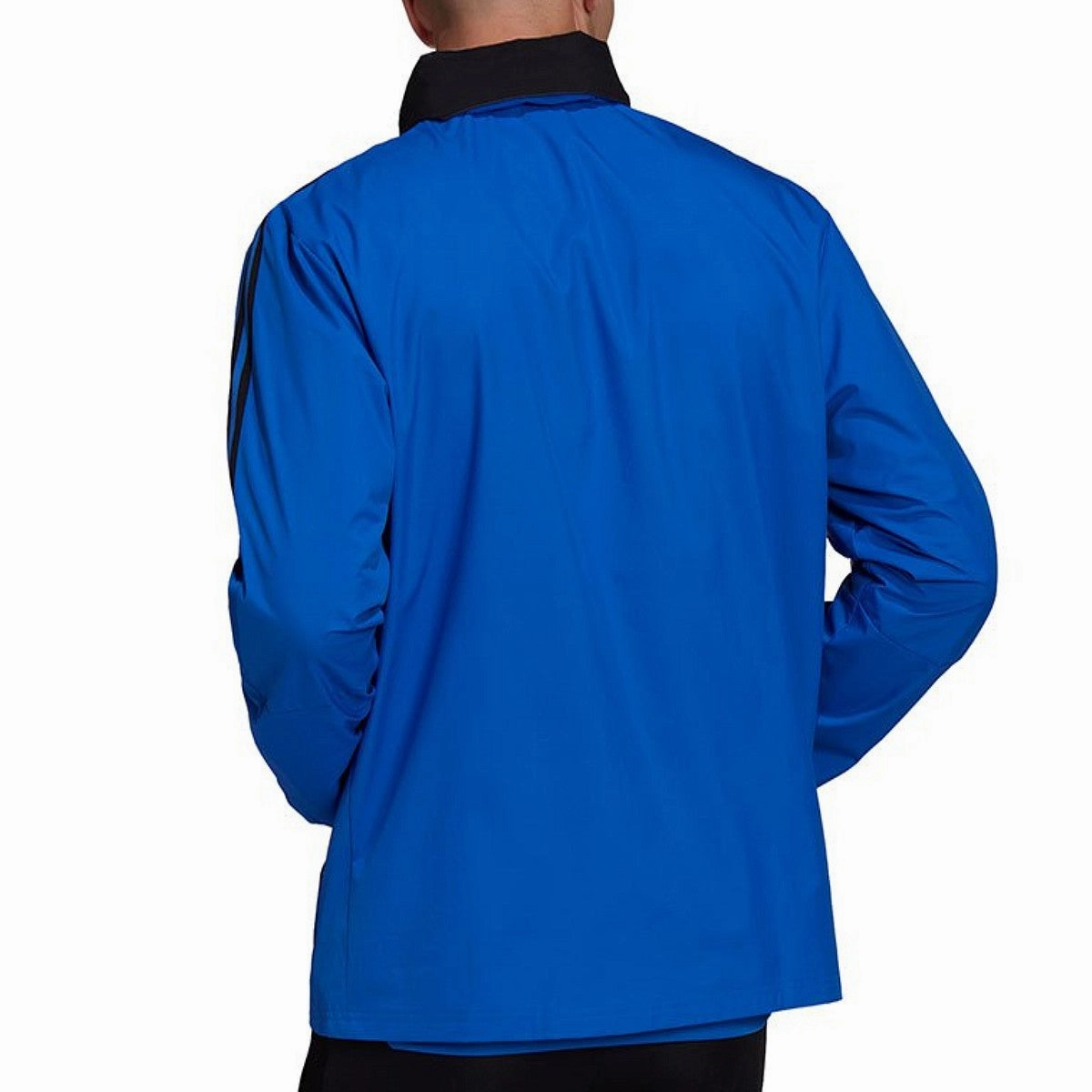 Flexible Motion Real Madrid soccer blue training rain jacket 2022 - Adidas