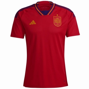 Spain national team Home soccer jersey 2022/23 - Adidas Ventilation Channel Engineering