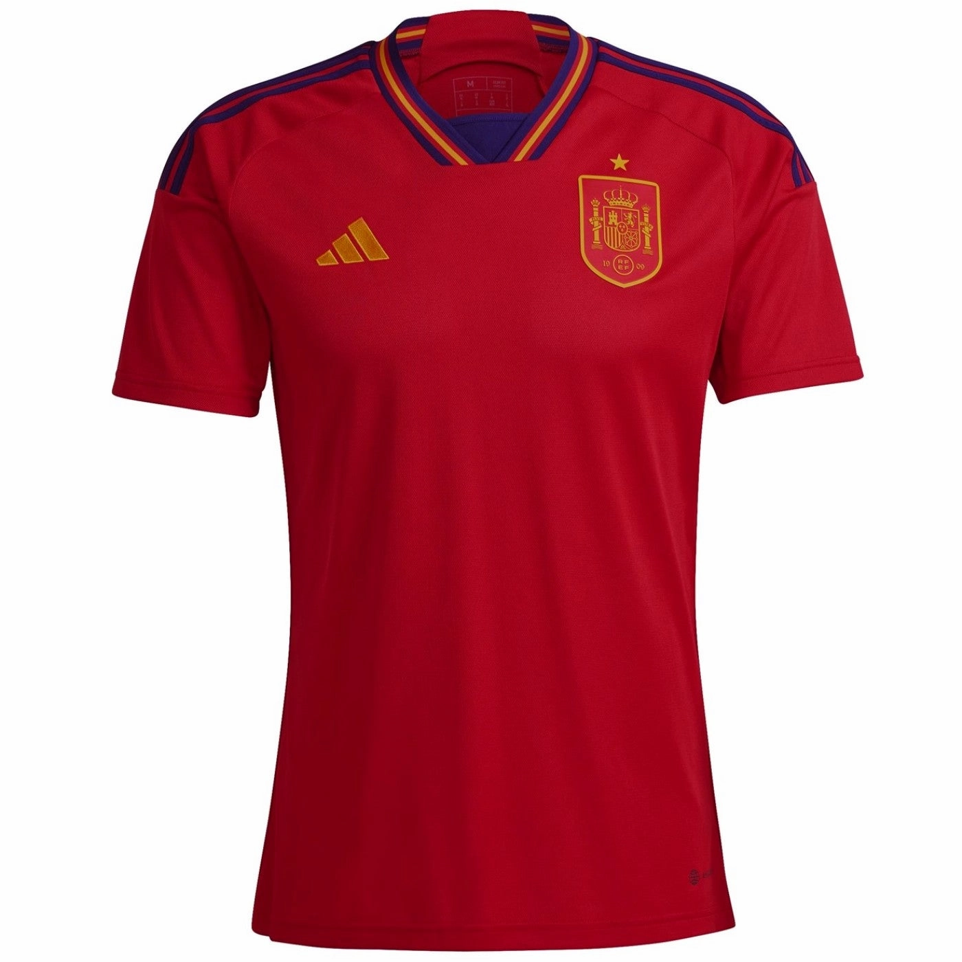 Spain national team Home soccer jersey 2022/23 - Adidas Ventilation Channel Engineering