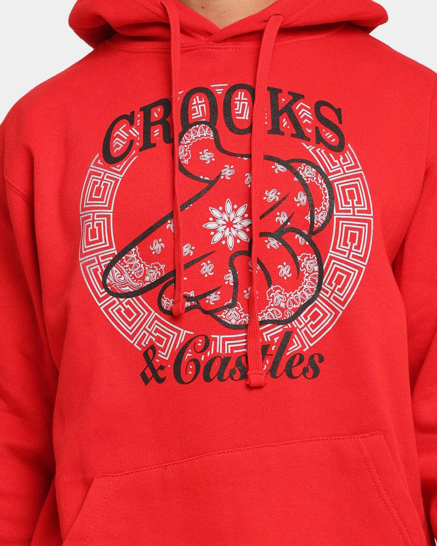 Crooks & Castles Gundana Hoodie Red Performance Optimized Fit