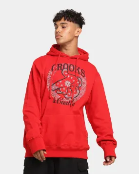 Crooks & Castles Gundana Hoodie Red Comfortable-fit