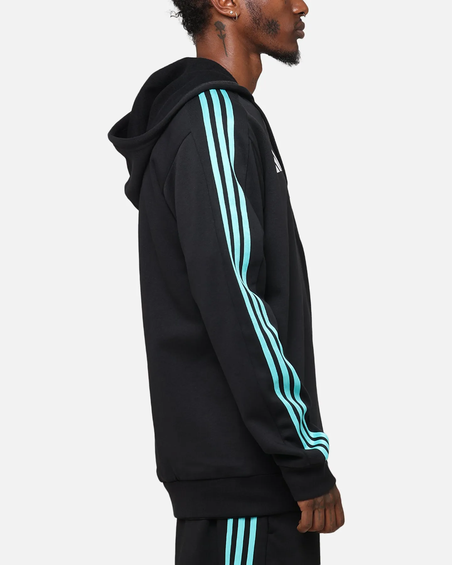 Base Layer adidas x Mercedes-AMG PETRONAS Formula One F1 DNA Full-Zip Hoodie Black/White