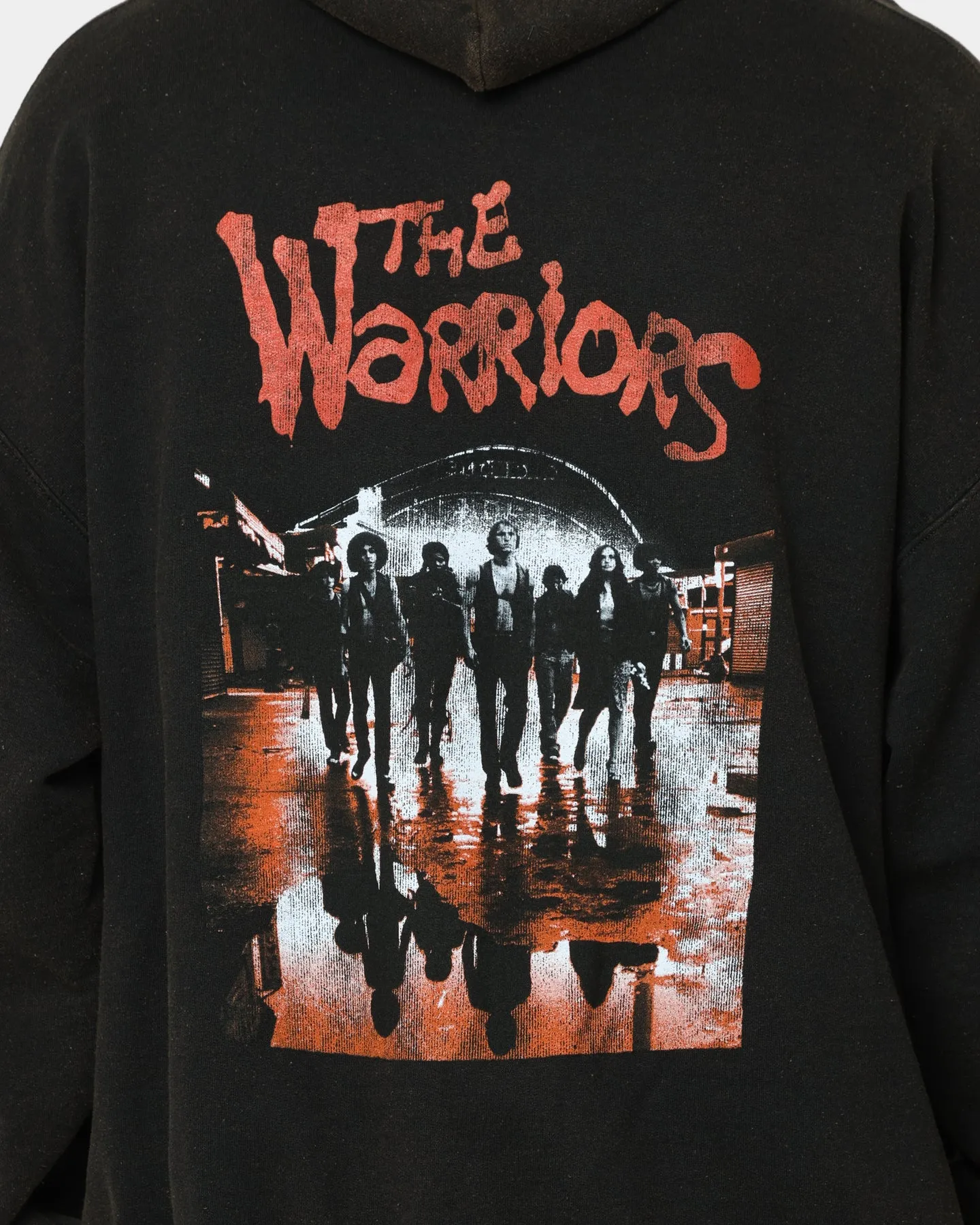Adjustable Chemistry American Thrift X The Warriors The Warriors Vintage Hoodie Black Wash