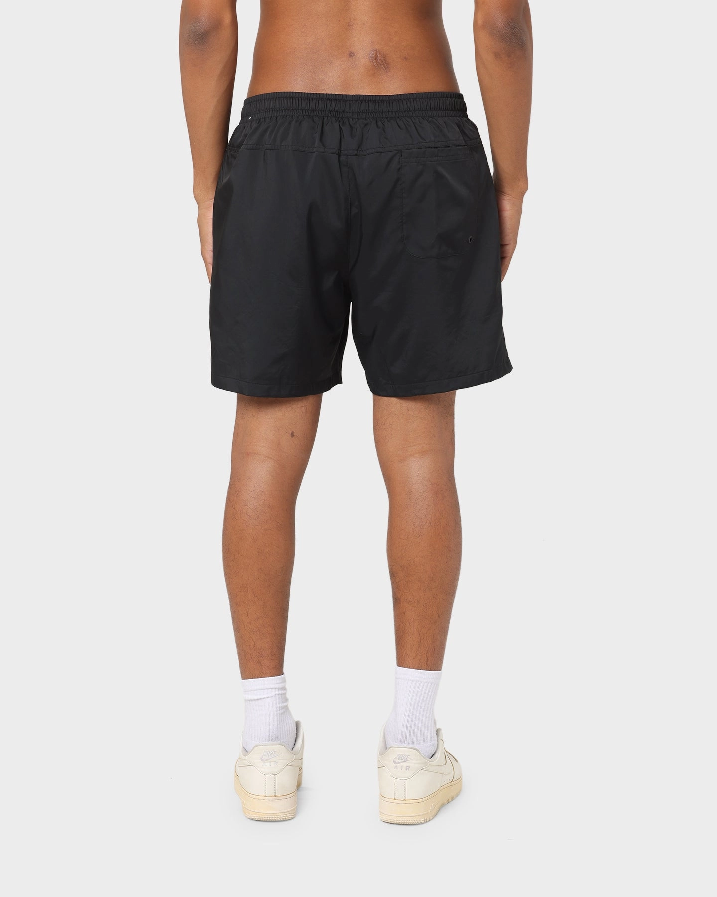 Nike Nike Sportswear Woven Lined Shorts Black/White Skinny Fit