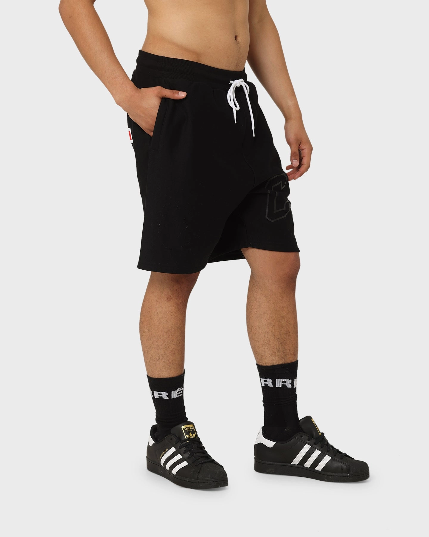Carr?? Enorme Sweat Shorts Black/Black Cycling shorts