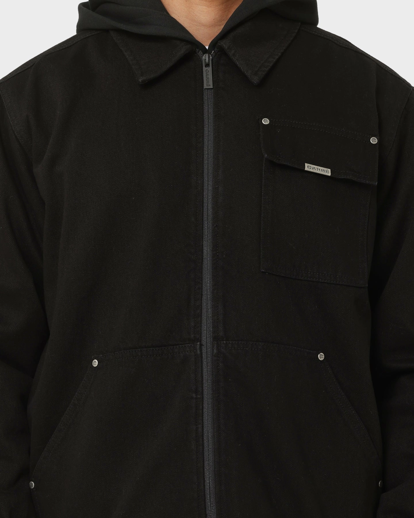 New Year's Stylish Protection Carre Construct Work Jacket Black