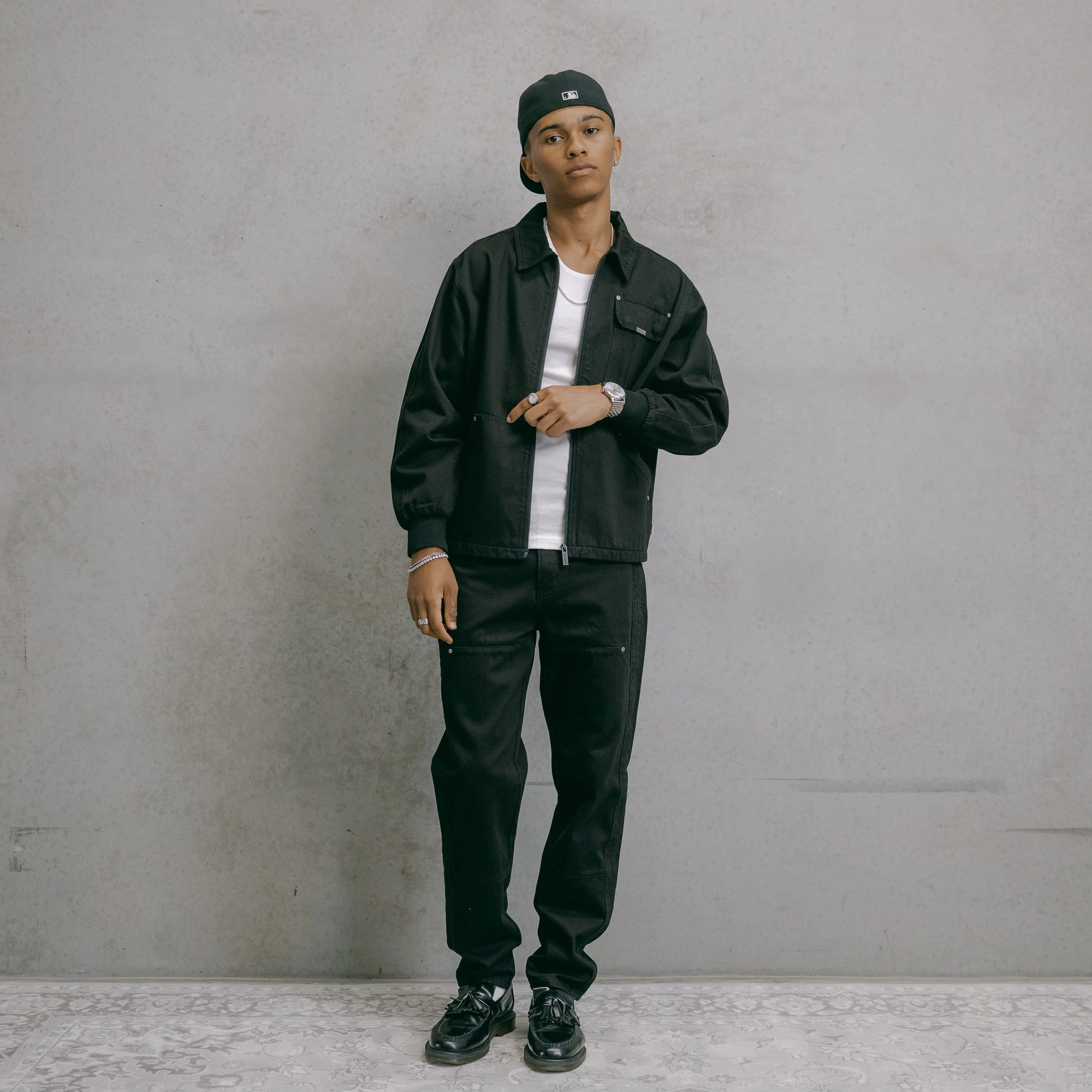 Carre Construct Work Jacket Black Lightweight Shield