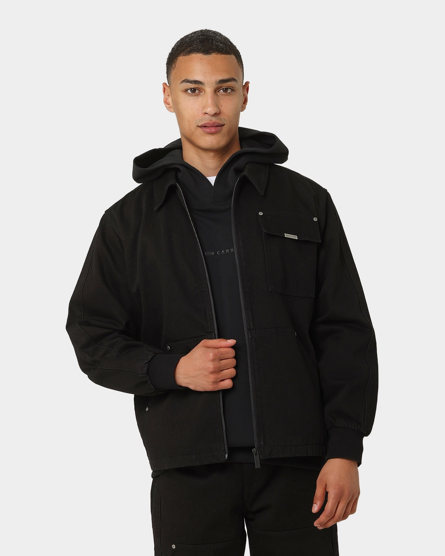 Carre Construct Work Jacket Black Articulated Sleeves