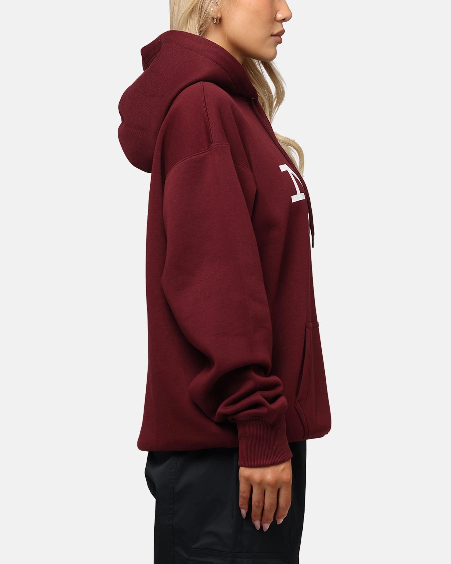 Workwear Inspired Goat like Champion Rochester Graphic Hoodie Red