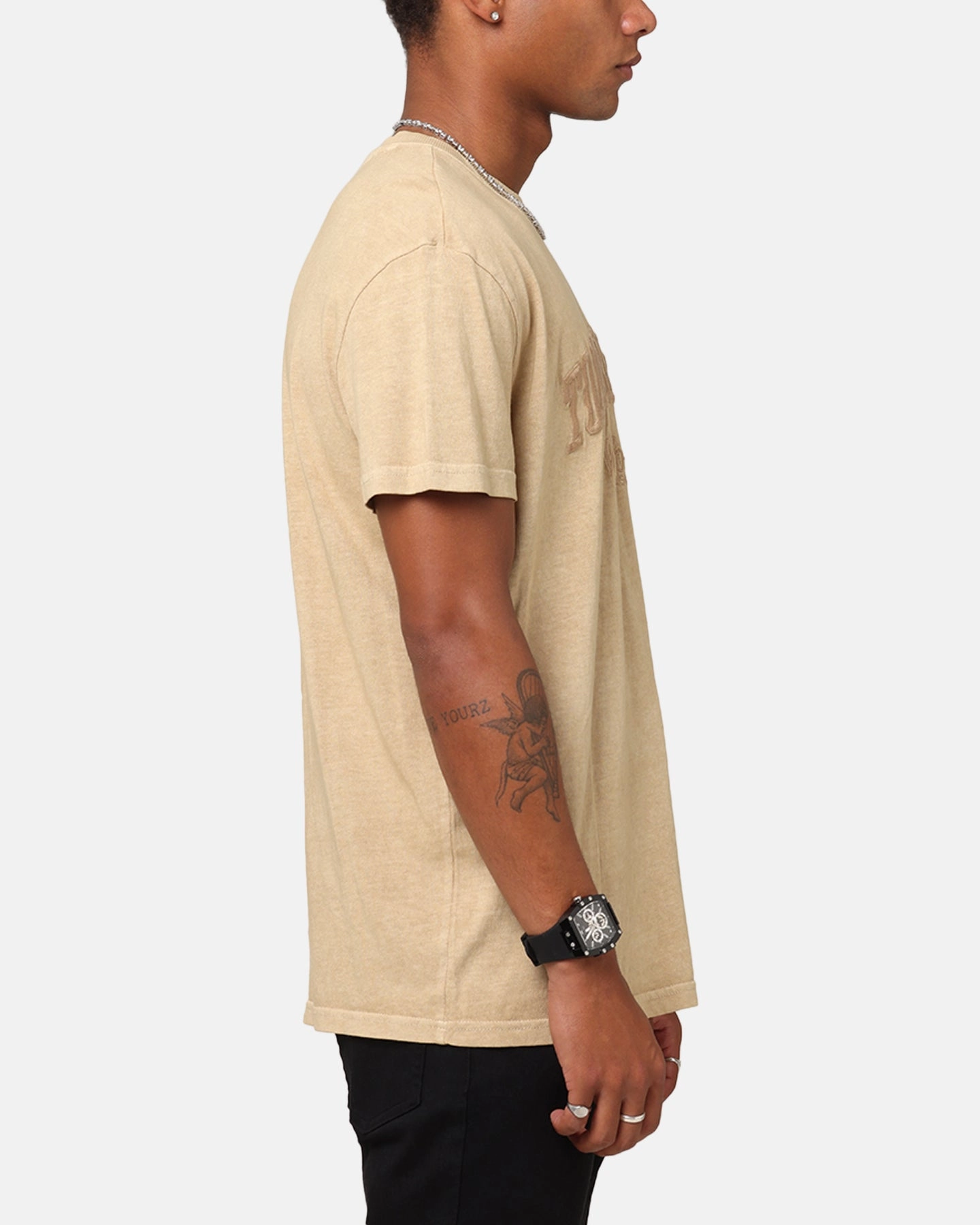 Tommy Jeans Regular Vintage Varsity T-Shirt Tan Light Wear Basic Wear