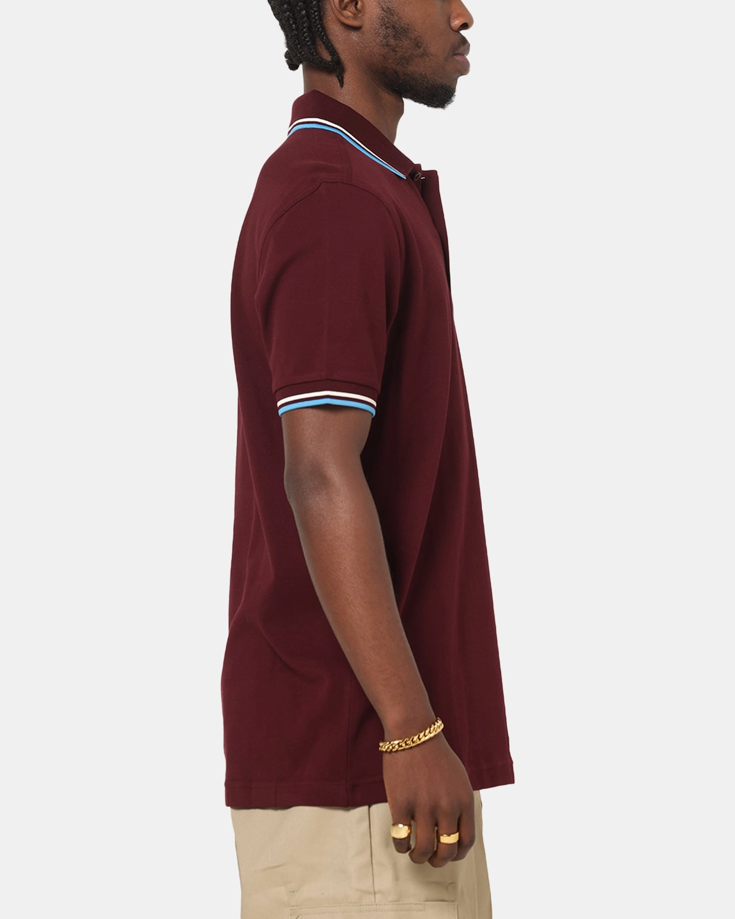 Fred Perry Twin Tipped Polo Shirt Oxblood Formal Edge