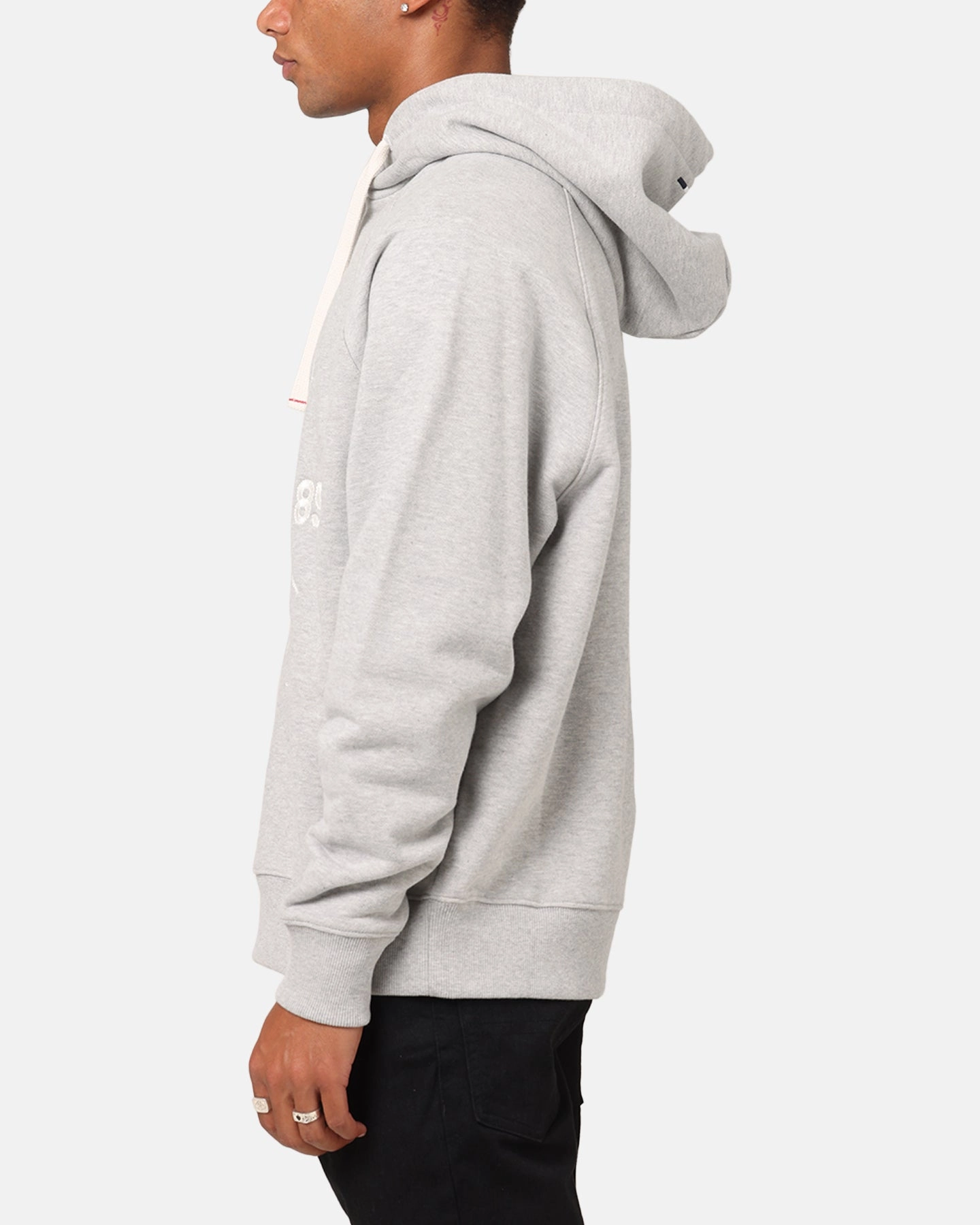 Travel Ready Tommy Jeans Terry Hoodie Light Grey Heat