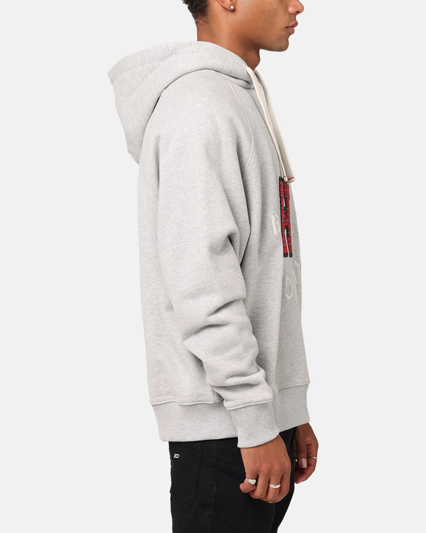 Heat Transfer Graphics Tommy Jeans Terry Hoodie Light Grey Heat