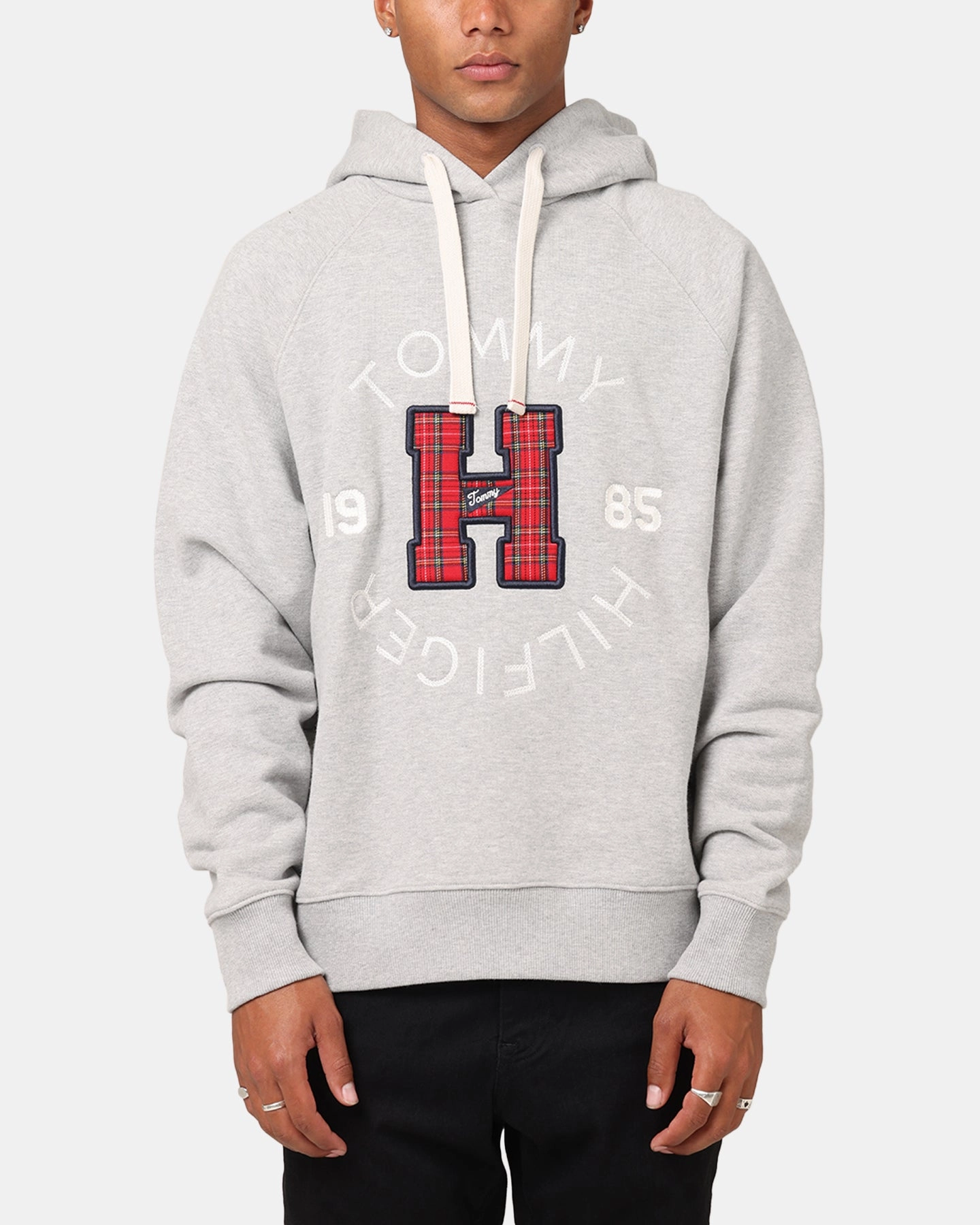 Tommy Jeans Terry Hoodie Light Grey Heat High-Quality Fabric