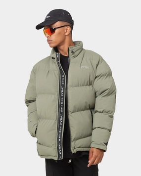 Quick Dry Fabric PYRA Padded Puffa Jacket Olive Green