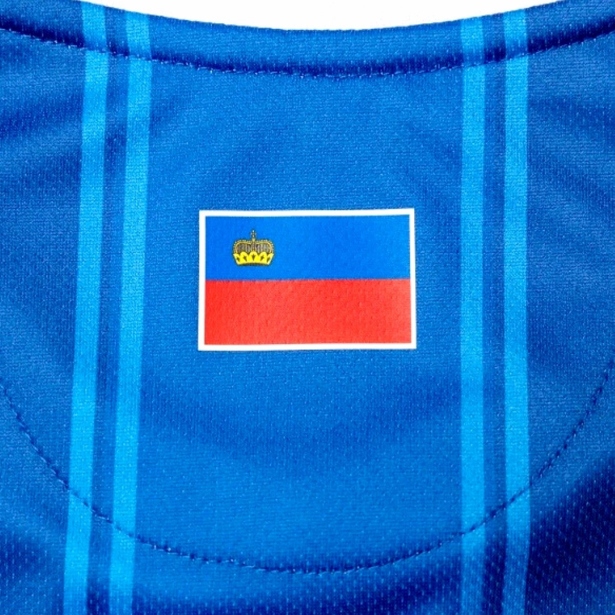 stadium Flatlock Seams Liechtenstein national team Home Soccer jersey 2024/25 - Errea