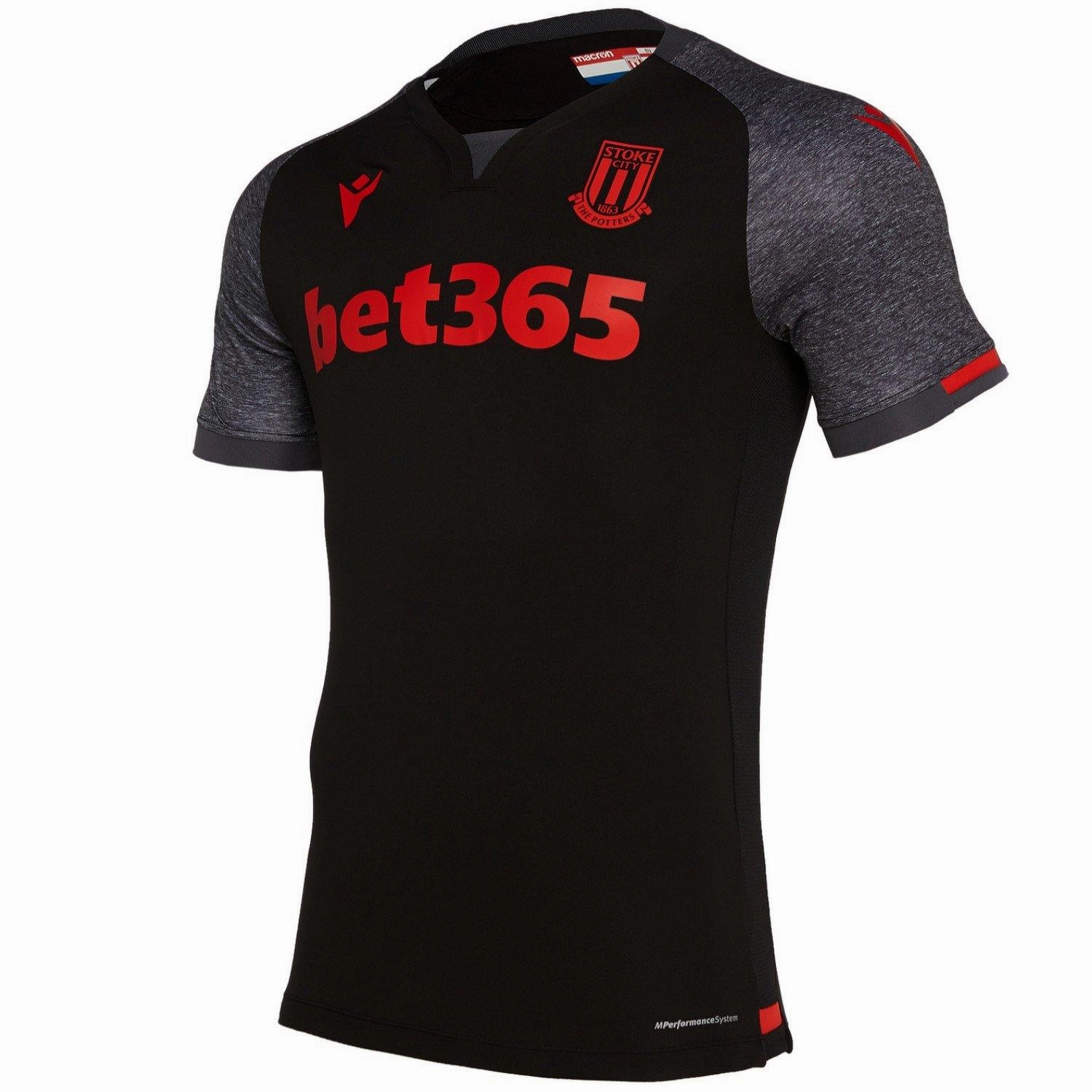 Stoke City FC Away soccer jersey 2019/20 - Macron Vacation Outfit