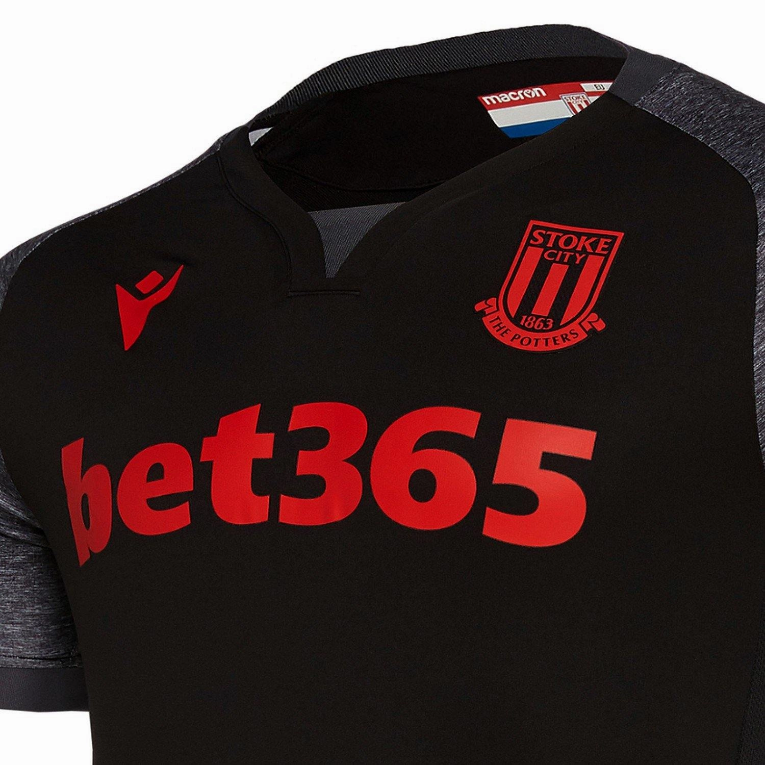 VentilatedMeshPanels Stoke City FC Away soccer jersey 2019/20 - Macron