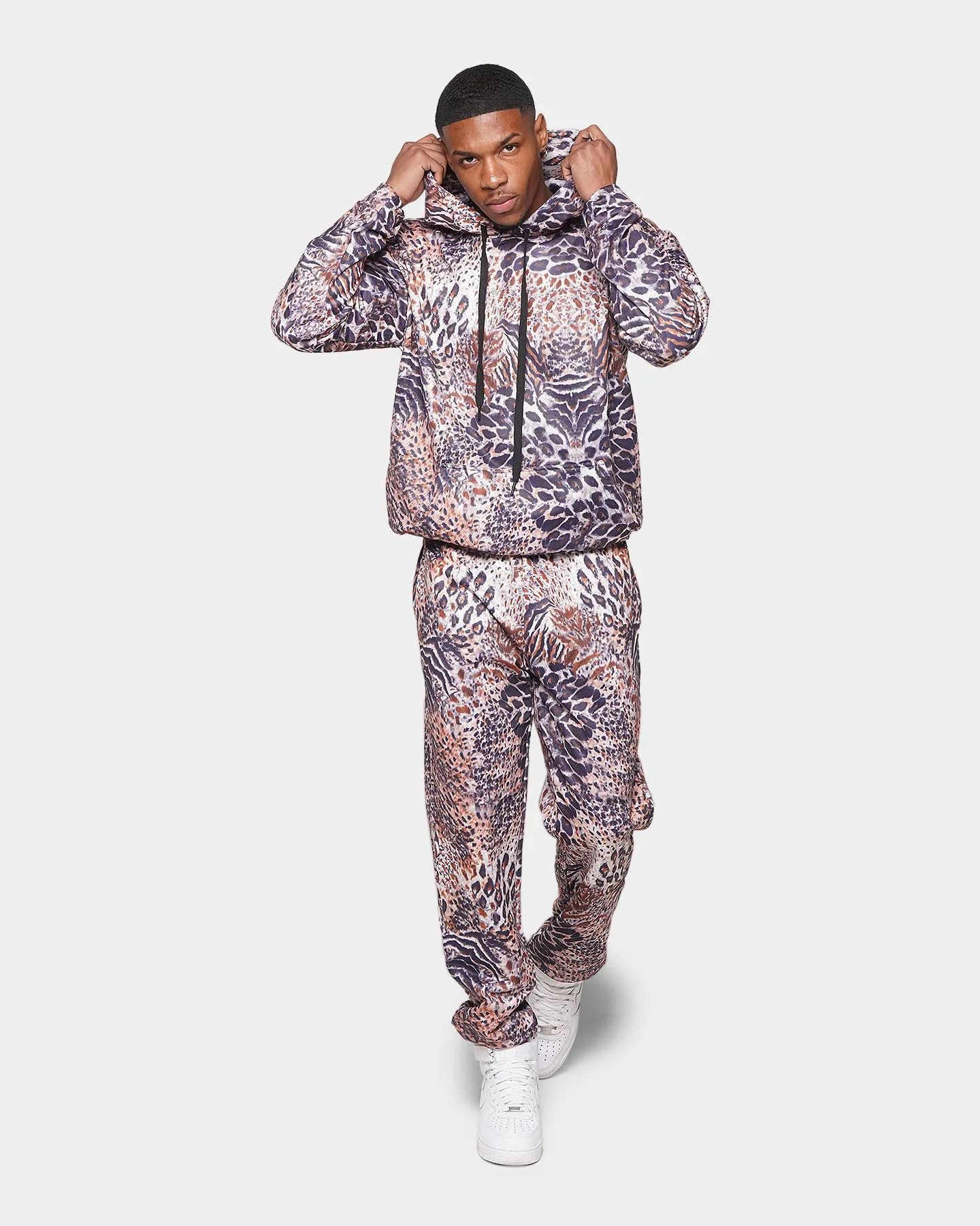 Utility Focus XXIII Thayer Cheetah Print Hoodie Cheetah