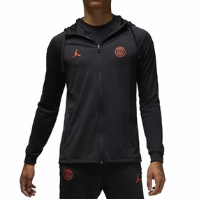 cord Jordan x PSG Soccer black training presentation tracksuit 2022/23 - Jordan