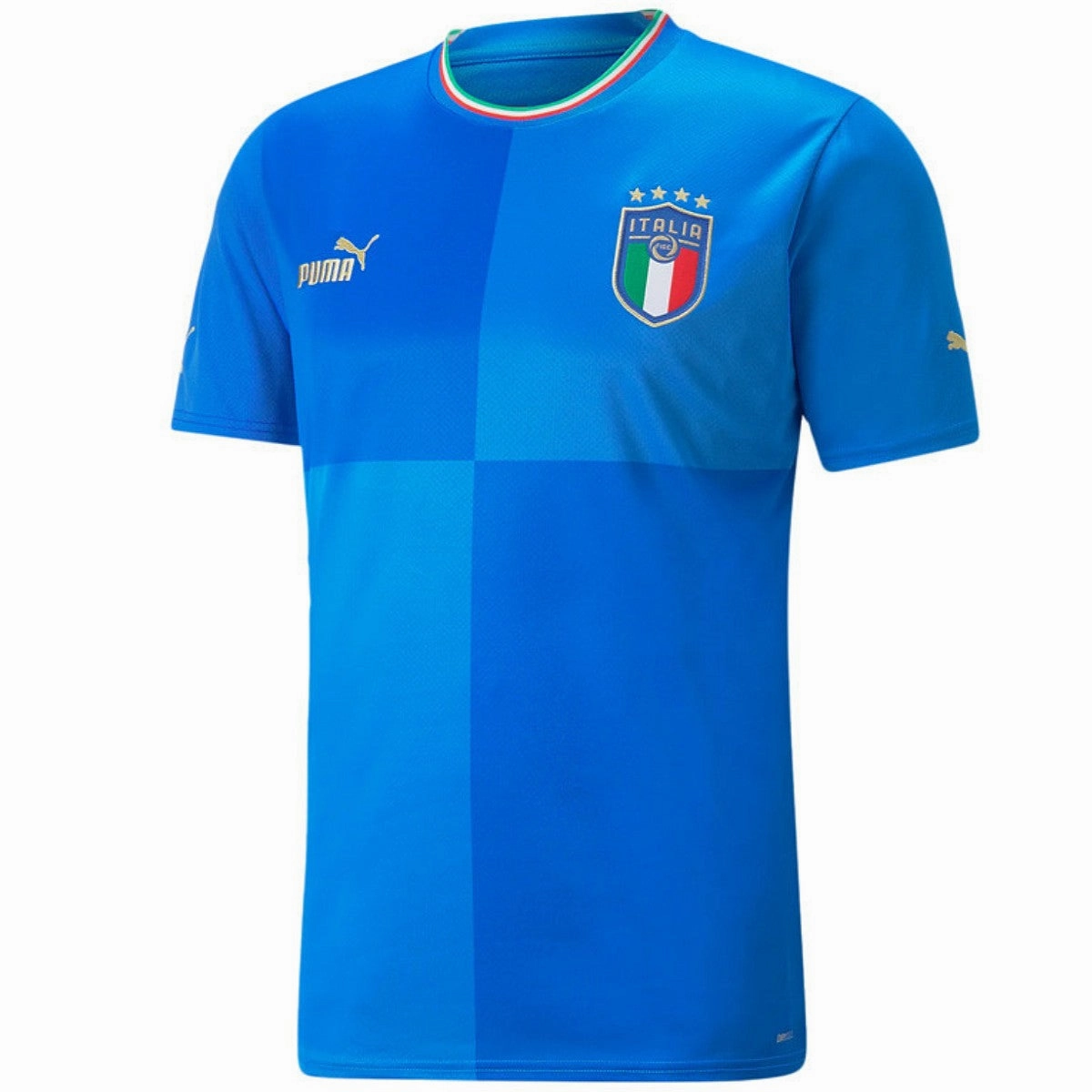 Italy national team Home soccer jersey 2022/23 - Puma UVProtectionFabric YogaReadyTexture