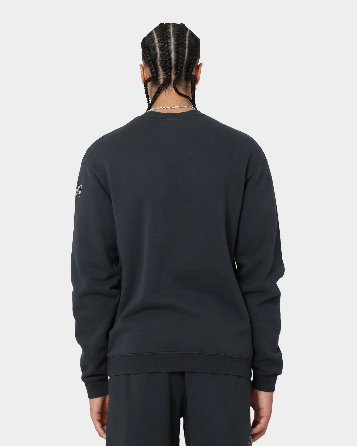 Lightweight Thermal Versatile knitwear NASCAR Lightning Cup Series Crewneck Washed Black