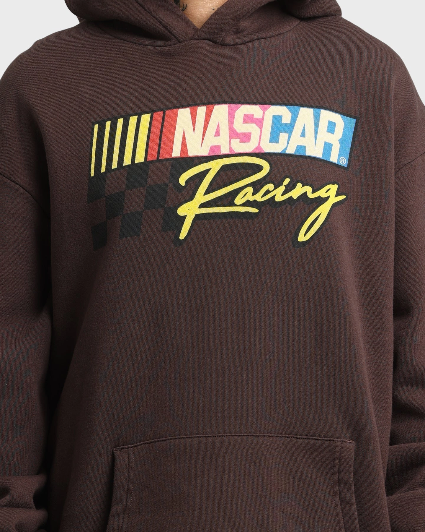 NASCAR NASCAR Racing Hoodie Chocolate Brown non adjustable Praise