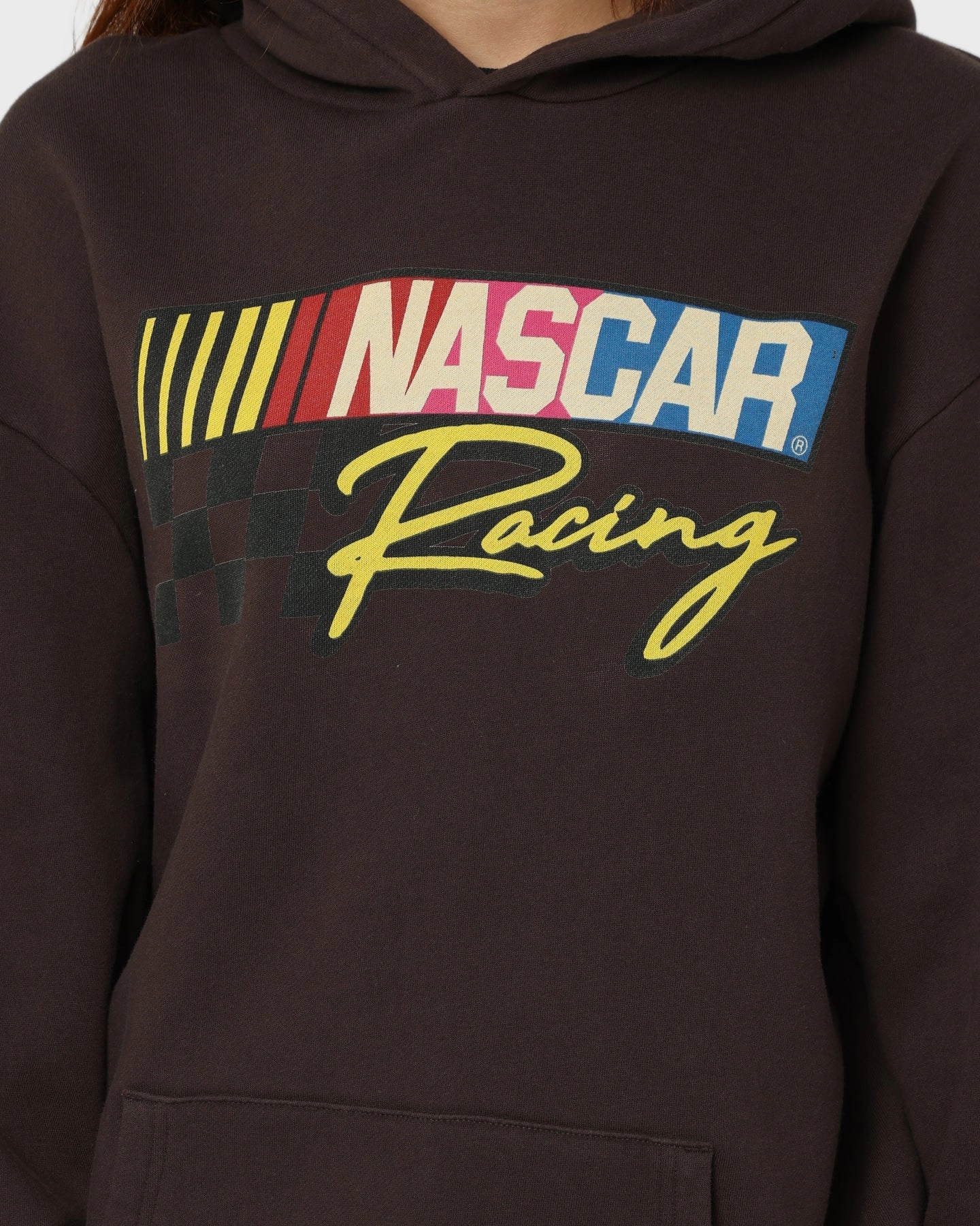 NASCAR NASCAR Racing Hoodie Chocolate Brown Waterproof Material Thermal Insulation