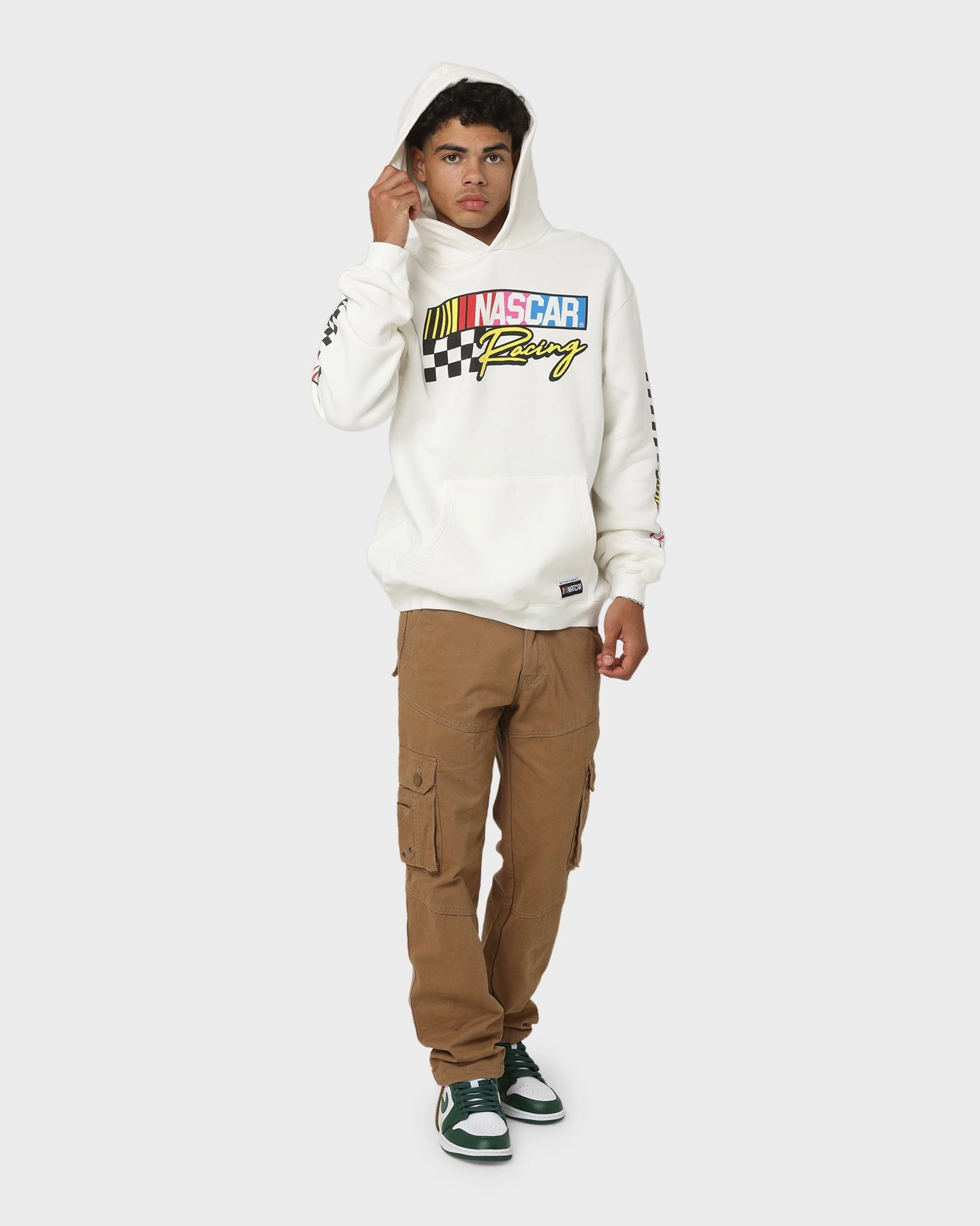 NASCAR NASCAR Racing Hoodie Vintage White vacation