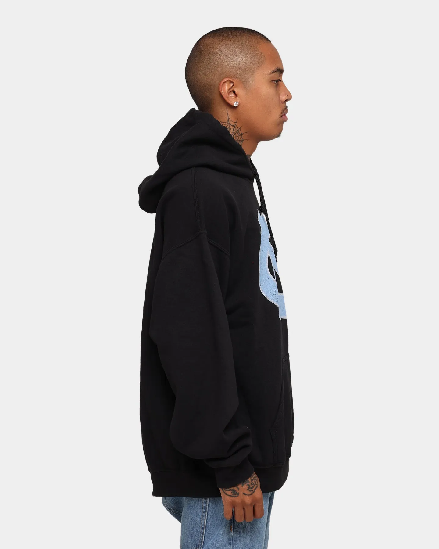 NATIONAL COLLEGIATE ATHLETIC ASSC UNC Tar Heels Team Crest Vintage Hoodie Vintage Black Quick Drying