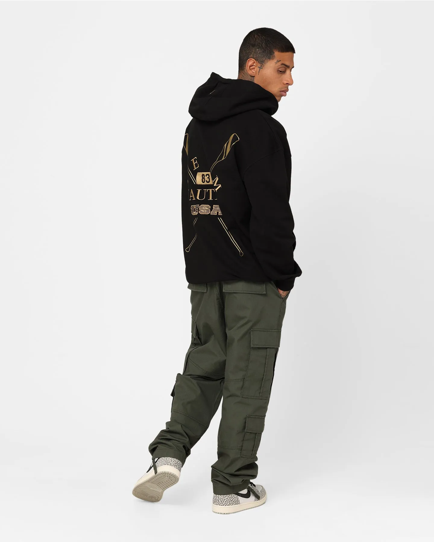 Nautica Terrex 2 Heavyweight Hoodie Anthracite Indication Seamless Edging