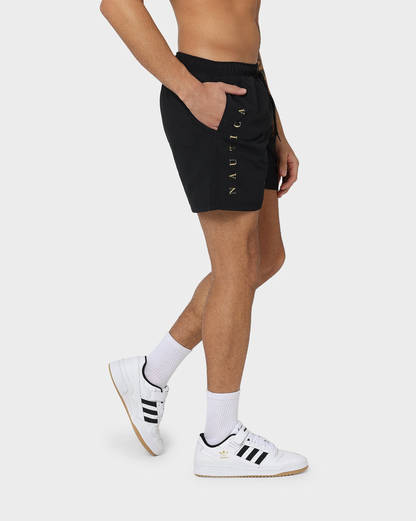 Effortless Look water sports clothing Nautica Ashore Shorts Black/Gold