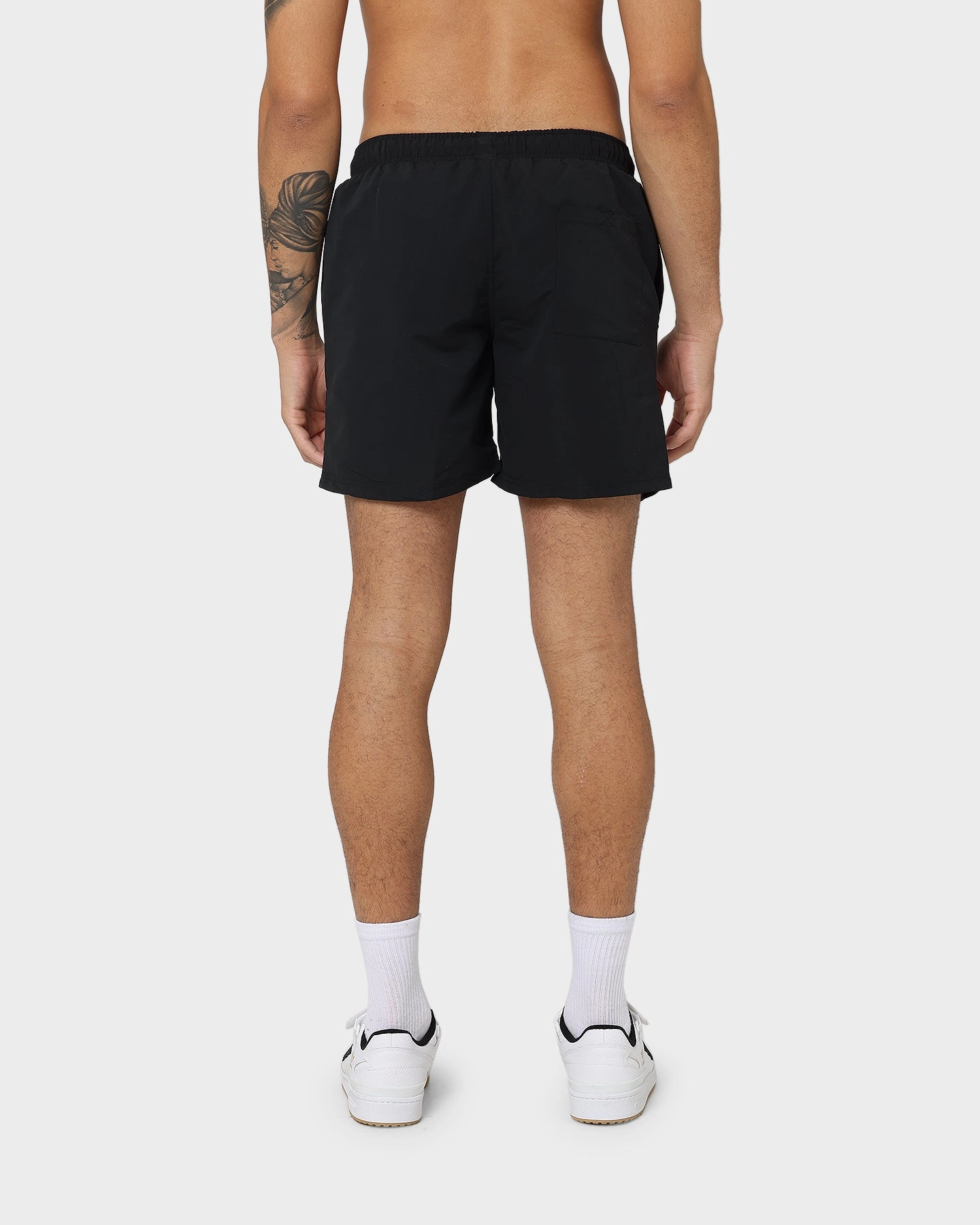 Nautica Ashore Shorts Black/Gold Light Reflective Trim Fun Patterns