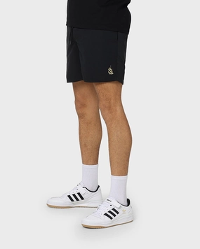 Nautica Ashore Shorts Black/Gold StretchWaistband Tailored Fit