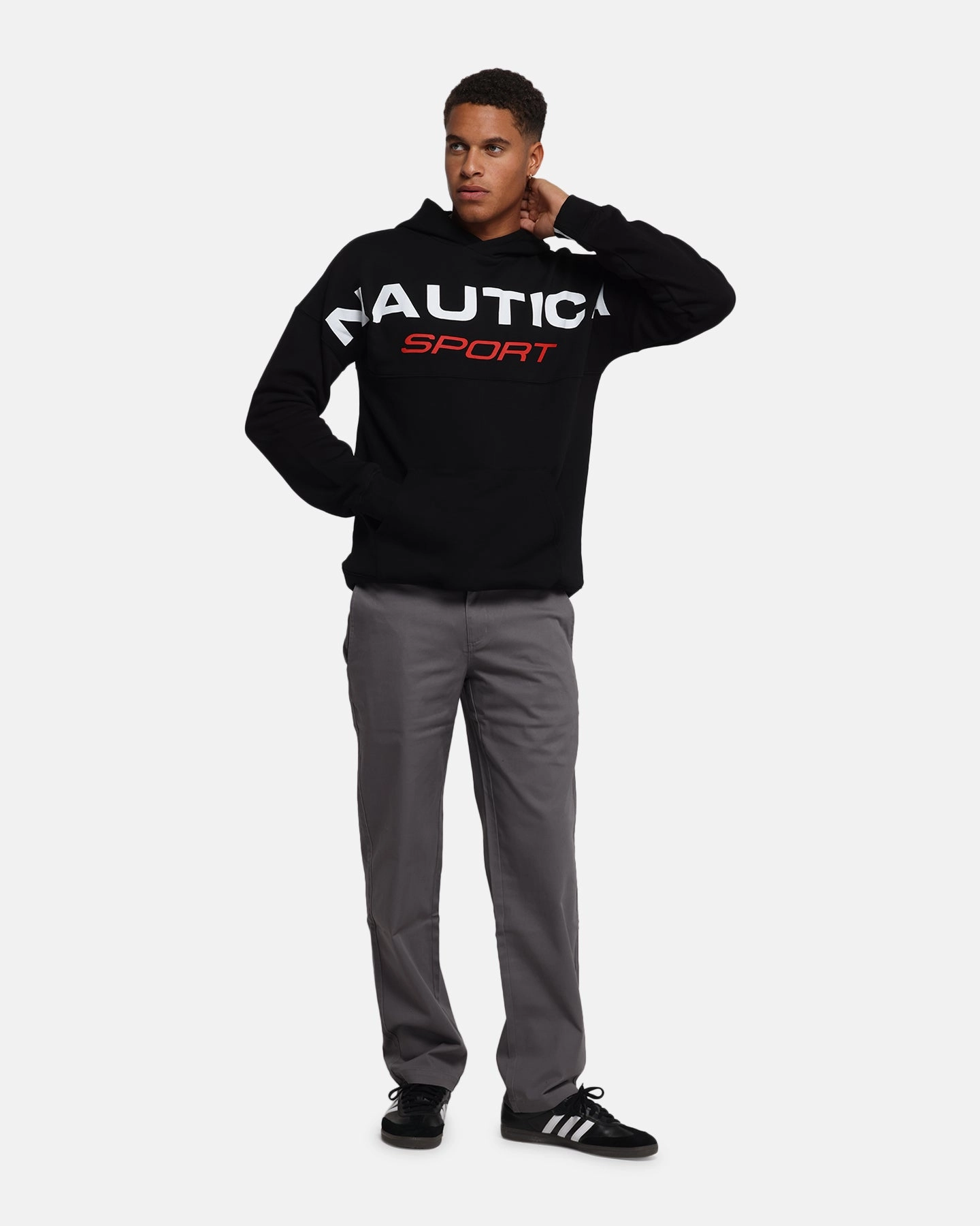 Nautica Beaufort Hoodie Black Bobcat like