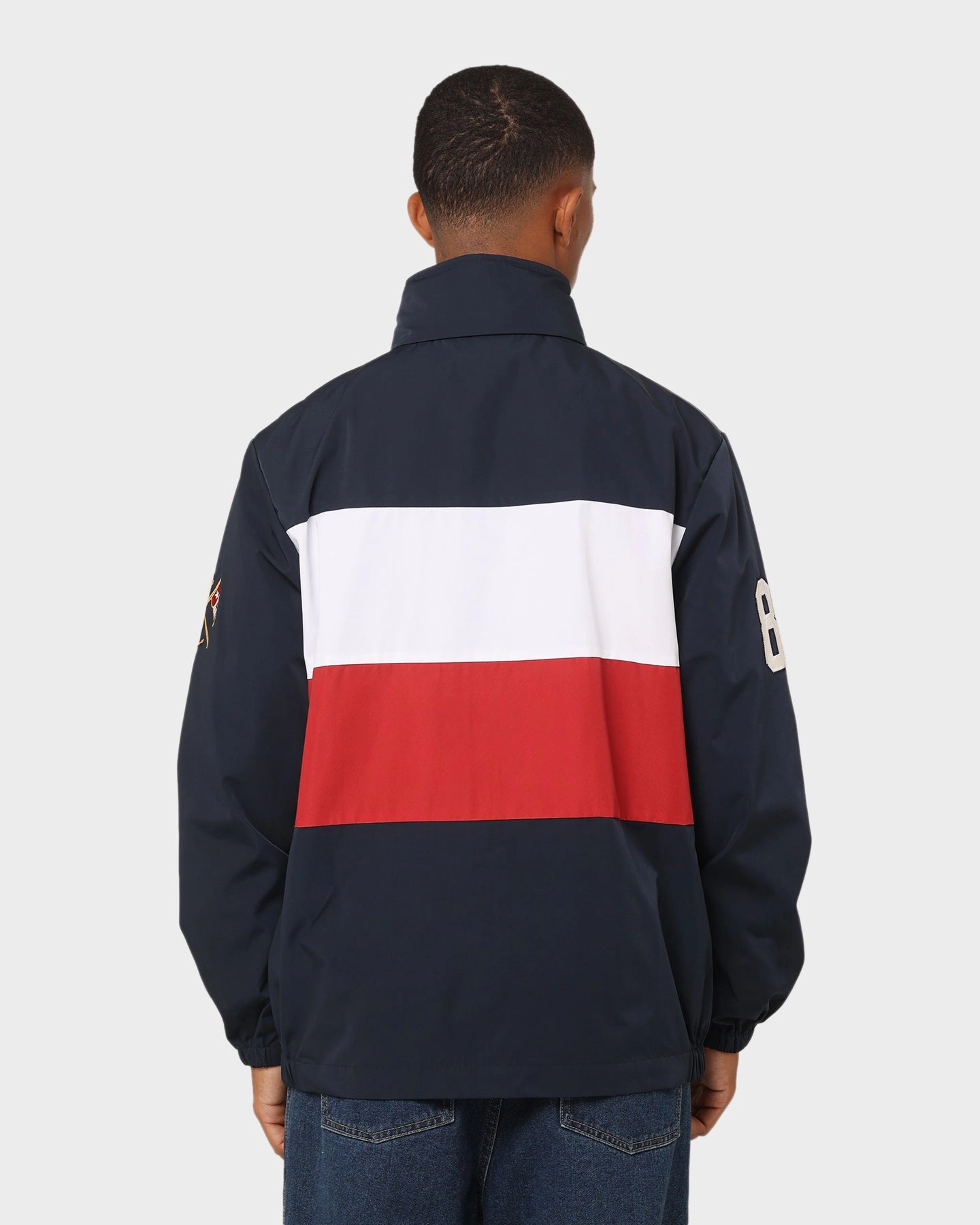 Nautica Crafted Full Zip Jacket 429 Navy Calendar