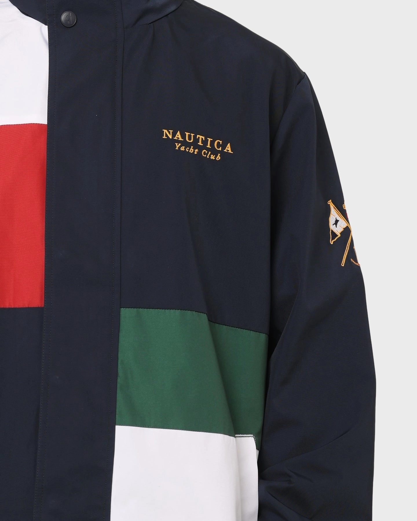 Nautica Crafted Full Zip Jacket 429 Navy Shield