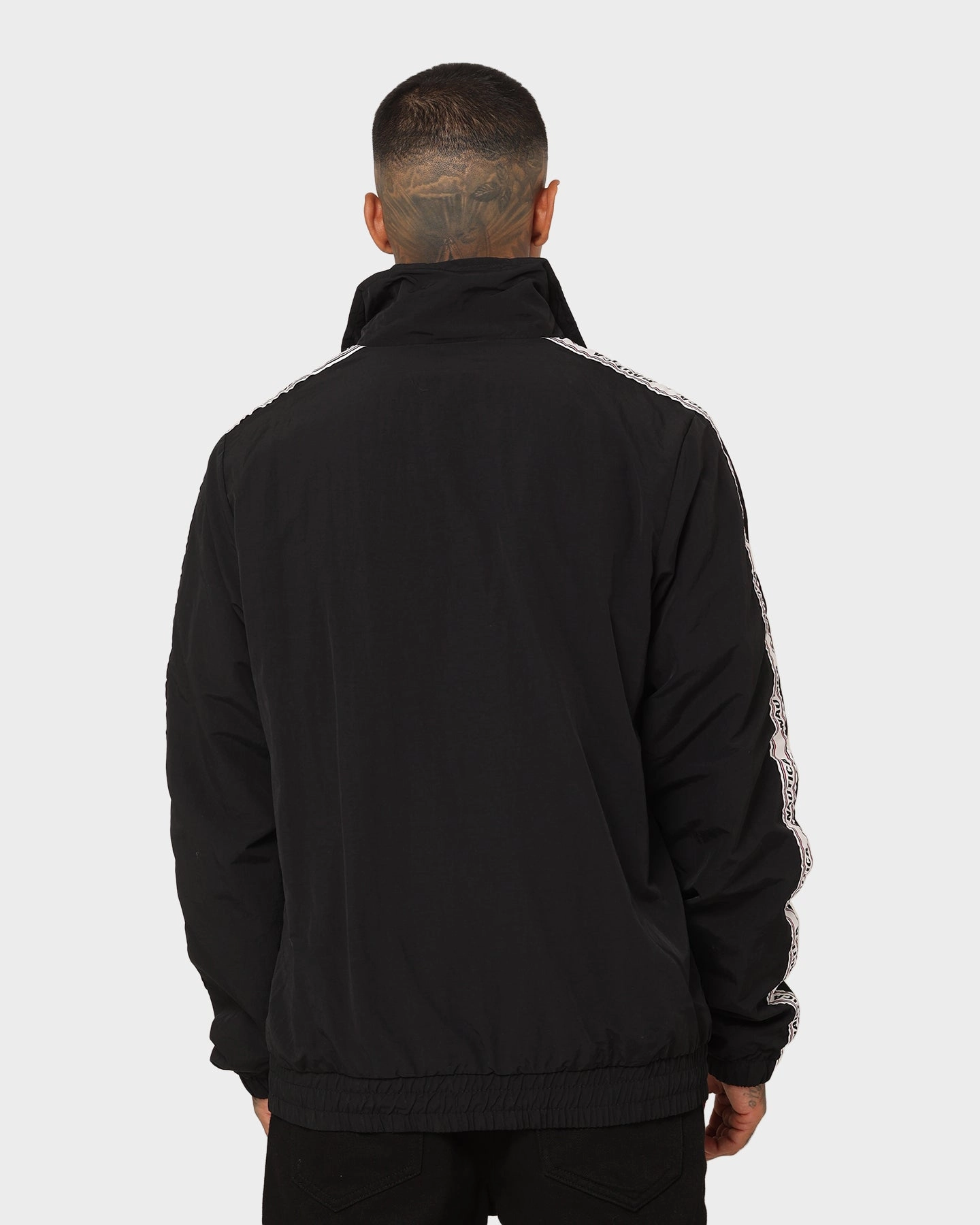 Status Gel Nautica Larkin Track Top Jacket Black