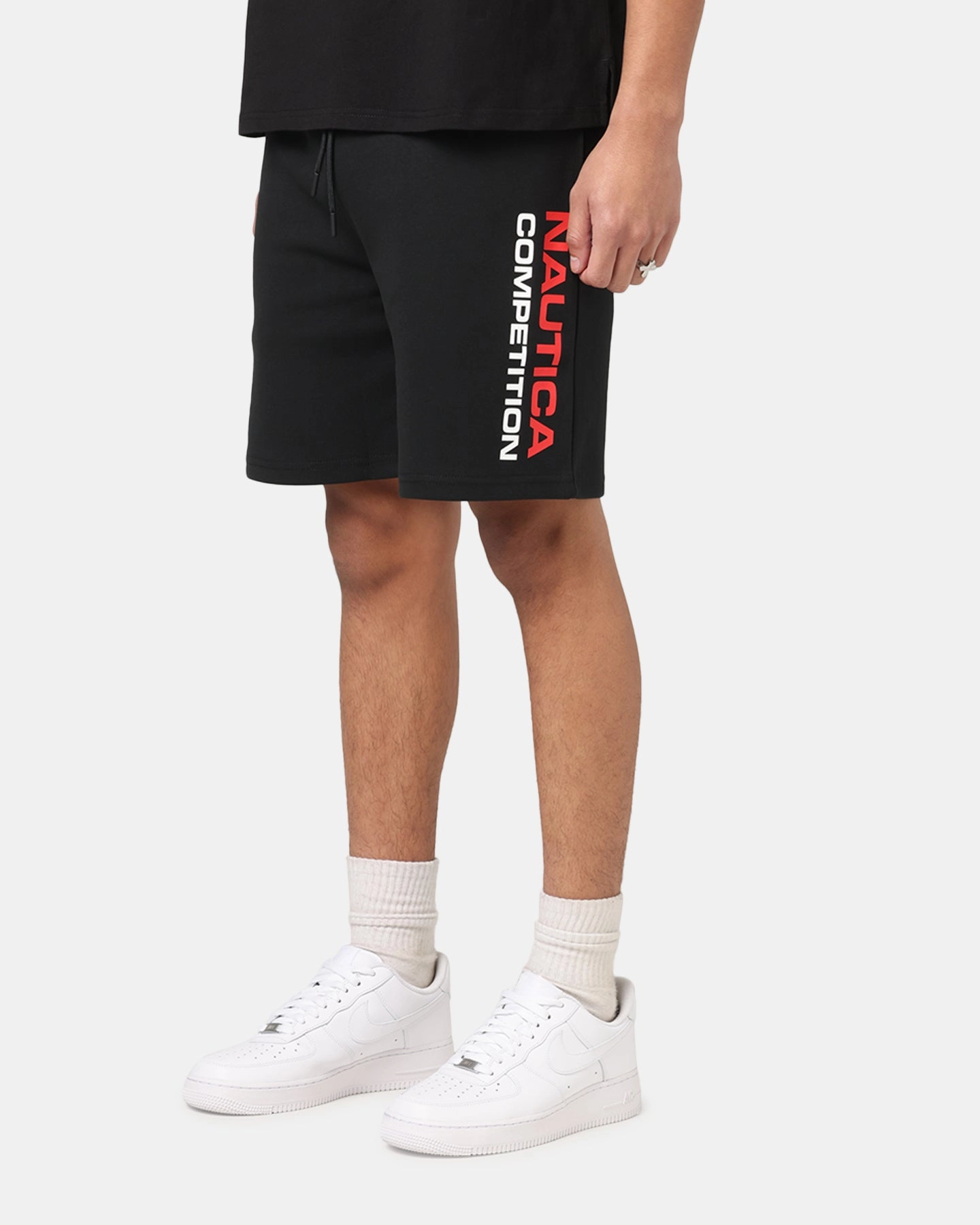 Outdoor Vibe Running Gear Nautica Waterford Fleece Shorts Black