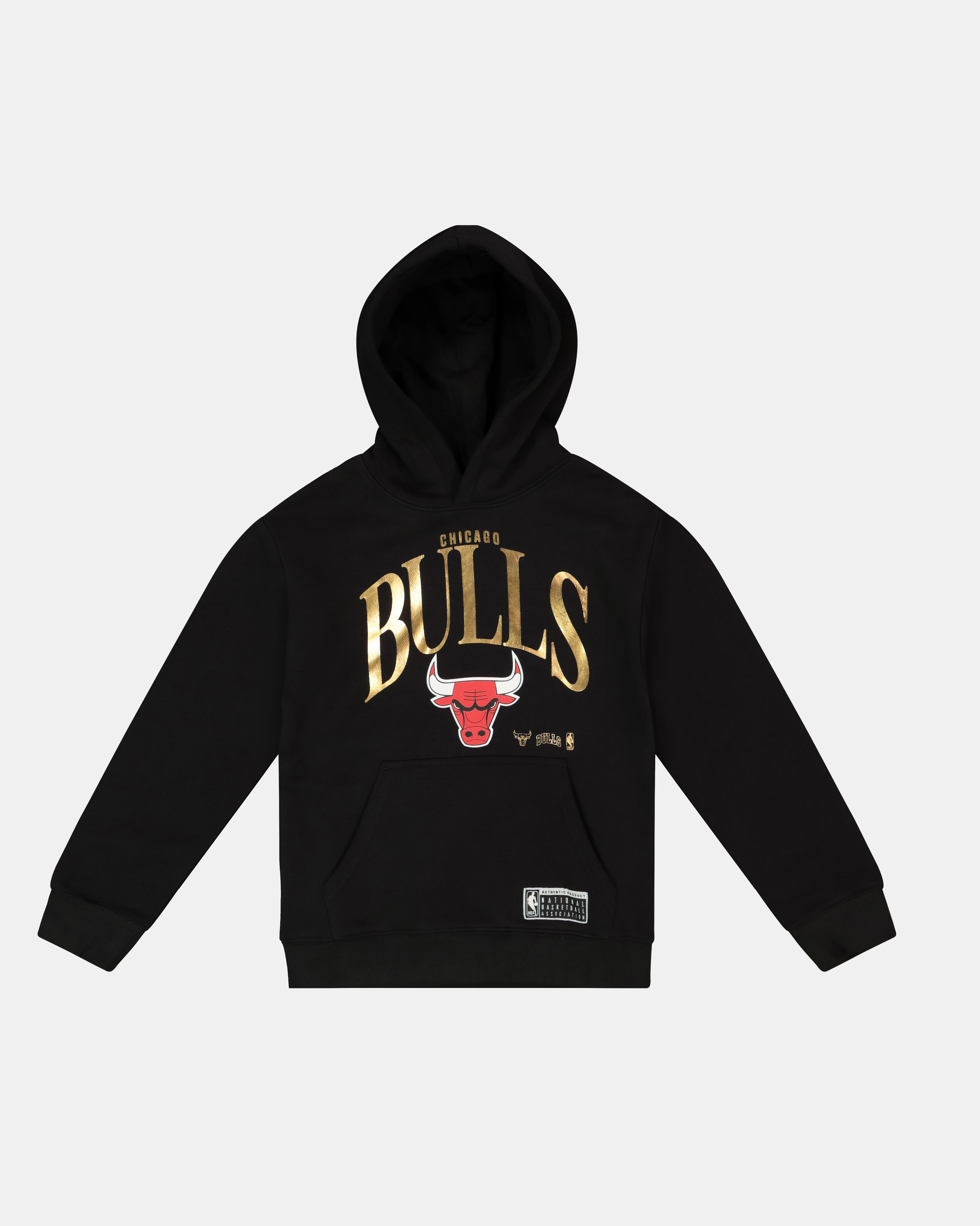 Plain Street Chic NBA Kids' Chicago Bulls Clifton Fleece Hoodie Black