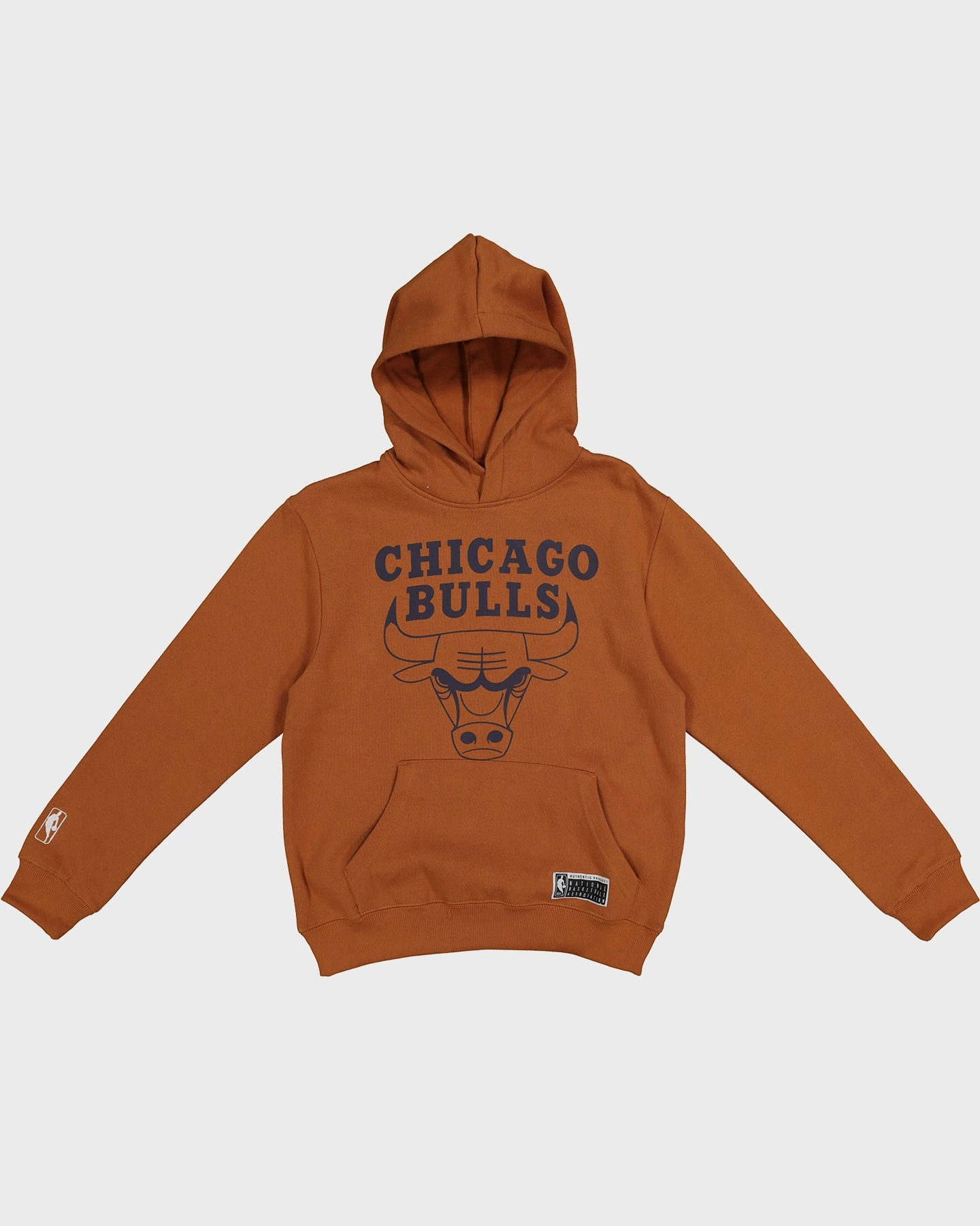 NBA Kids' Chicago Bulls Willis Fleece Hoodie Tan Bus Protective Layer