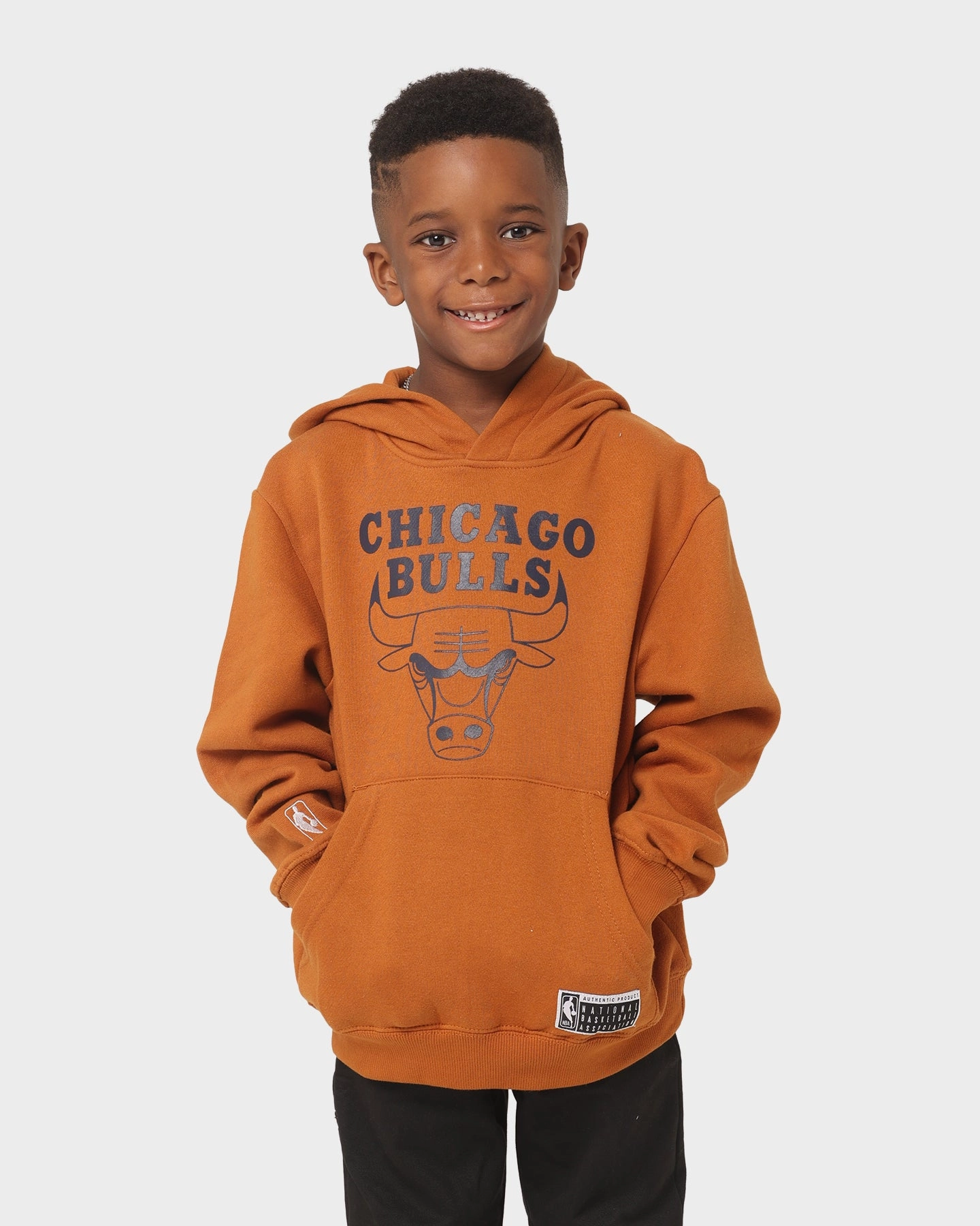 NBA Kids' Chicago Bulls Willis Fleece Hoodie Tan Nightwear