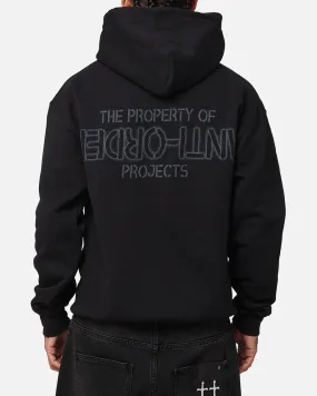Fray Resistant Finish The Anti Order Anti-Order Projects Hoodie Black