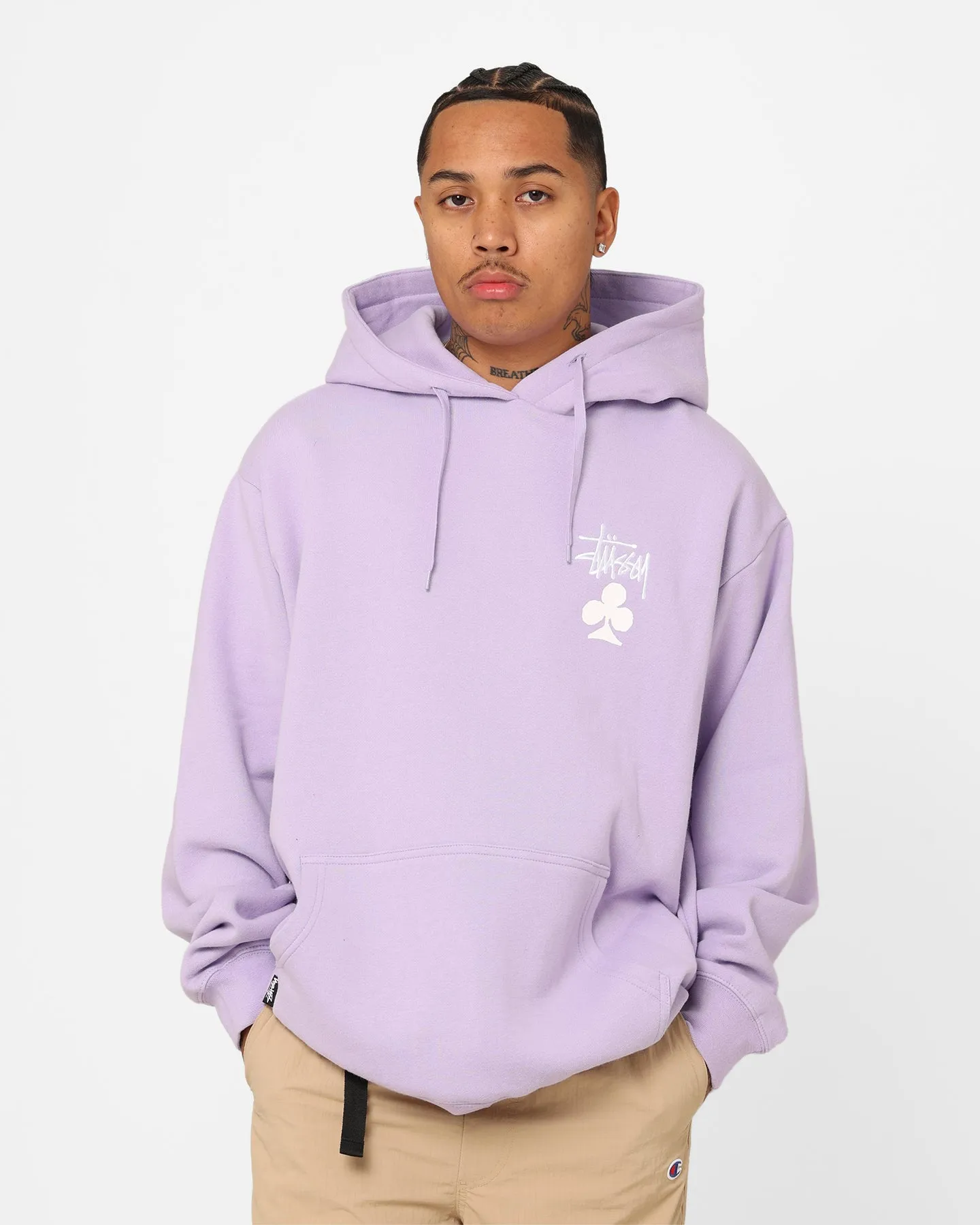 Stussy House Of Cards Hoodie Lilac Market